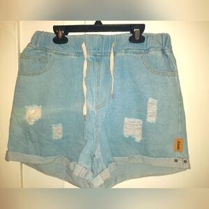 Pull on jeans shorts